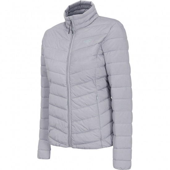 Moteriška Striukė 4F Cool Šviesiai Pilka Melange H4L21 KUDP003 27M