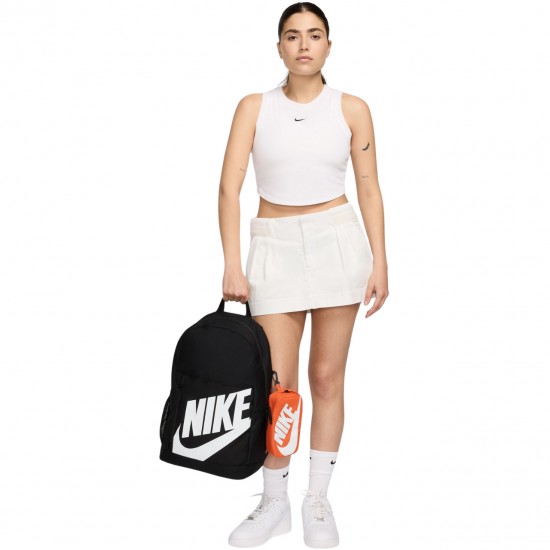 Nike Elemental kuprinė juoda + oranžinis penalas