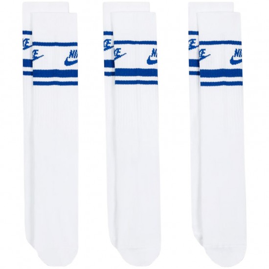 Nike Everyday Essential Kojinės Baltos Ir Mėlynos DX5089 105