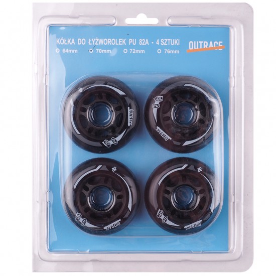 Outrace Riedučių Ratai 70 mm