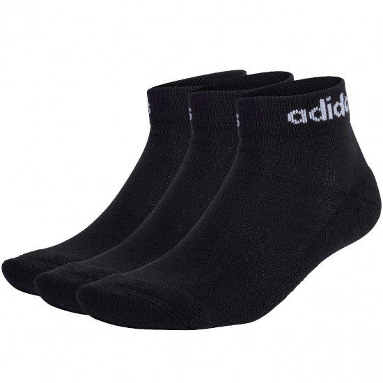 Paminkštintos kojinės su čiurna, juodos Adidas Linear Ankle Socks IC1303