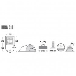 Palapinė High Peak Kira 3 10370