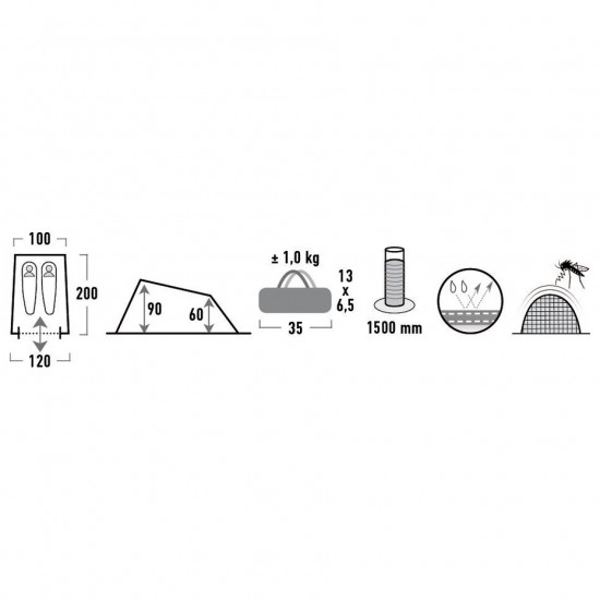 Palapinė High Peak Minilite