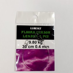 Fishing line wire leader FLUOROCARBON 30cm 0.4mm