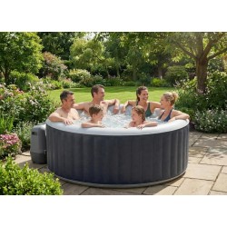 Pripučiamas SPA sūkurinis baseinas „Phuket Blue Laser Rattan“ – 4–6 asmenims