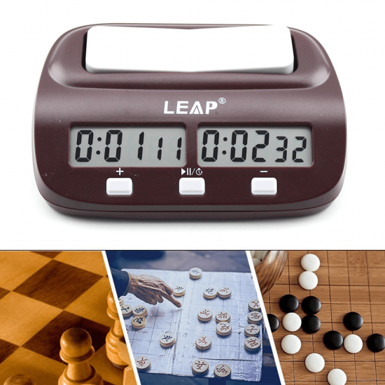 Profesionalus Skaitmeninis Šachmatų Laikrodis LEAP PQ9907S