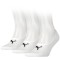 Puma Footie 3Pack Unisex Kojinės Baltos 906930 02