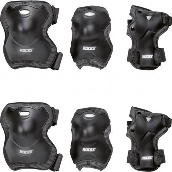 Riedučių Apsaugos Roces Superbasic Juoda 301275