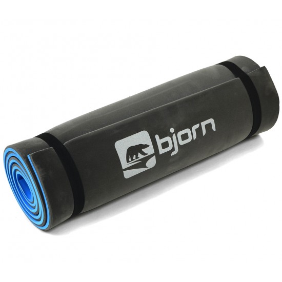 Kilimėlis Dvi sluoksnis Bjorn Eva Juodos Ir Mėlynos Spalvos 180x50x1,0 cm