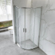 Pusapvalė dušo kabina AMO-5201 80x80x190 cm