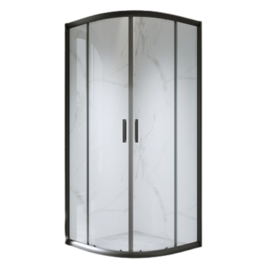 Pusapvalė dušo kabina AMO-5201B 80x80x190 cm