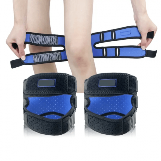 Silikona Patellar Splint AmaGo Black