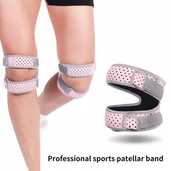 Silikona Patellar Splint AmaGo Pink