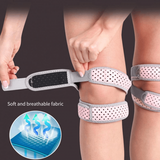 Silikona Patellar Splint AmaGo Pink