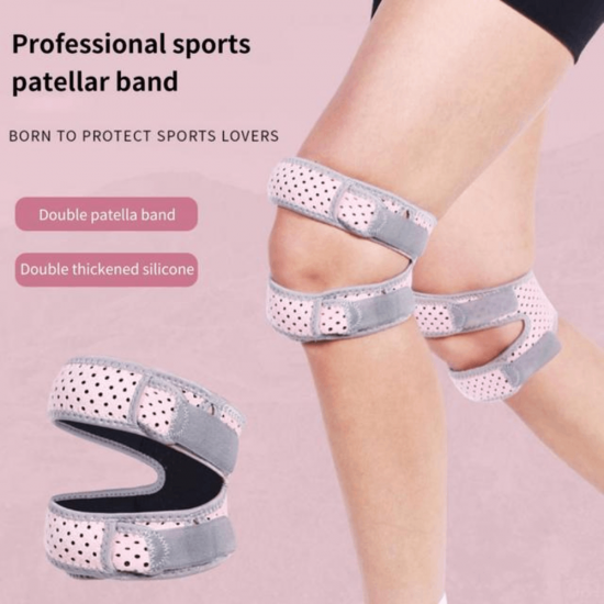 Silikona Patellar Splint AmaGo Pink