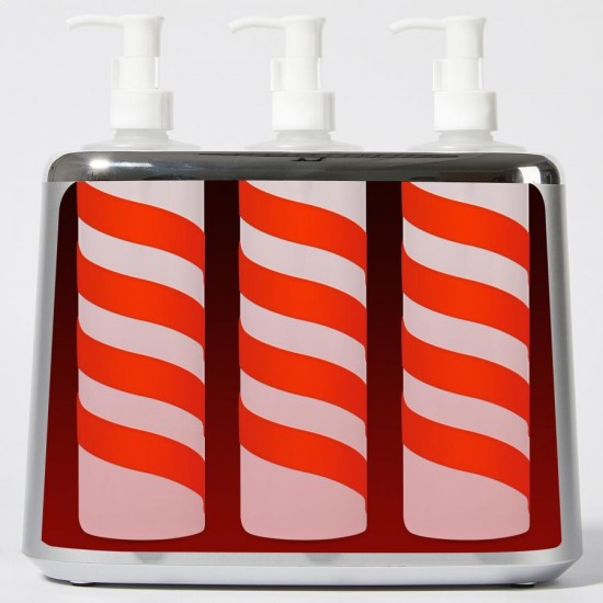 Vieno buteliuko masažinis aliejaus šildytuvas GEN II su trimis aliejaus buteliukais