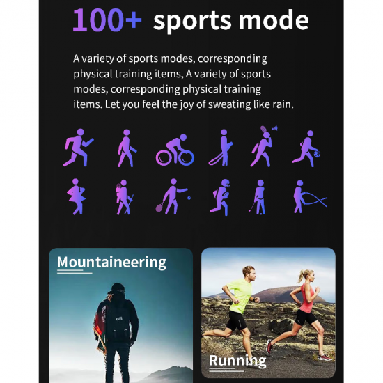 Išmanusis Laikrodis Tomaz Sport VD3, Ekranas 1.83