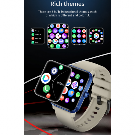 Išmanusis Laikrodis Tomaz Sport VD3, Ekranas 1.83