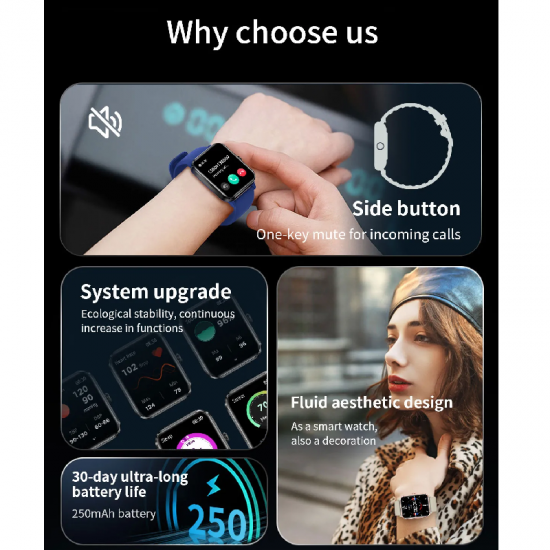 Išmanusis Laikrodis Tomaz Sport VD3, Ekranas 1.83