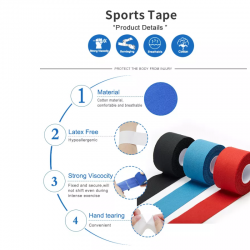 Sports Tape AUPCON, White Colors, 5.0 cm x 13.7 m