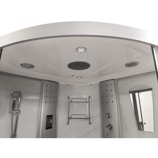 Garo Kabina AMO-08150 Balta Su Masažine Vonia 150x150 cm.