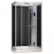 Tvaika dušas kabīne AMUE-AR1280-1R Black 120x80 cm.