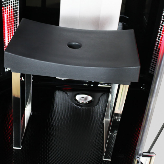 Garinė dušo kabina AMUE-K1072 TRIO 145x90x215 cm.