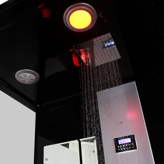 Garinė dušo kabina AMUE-K1072 TRIO 145x90x215 cm.