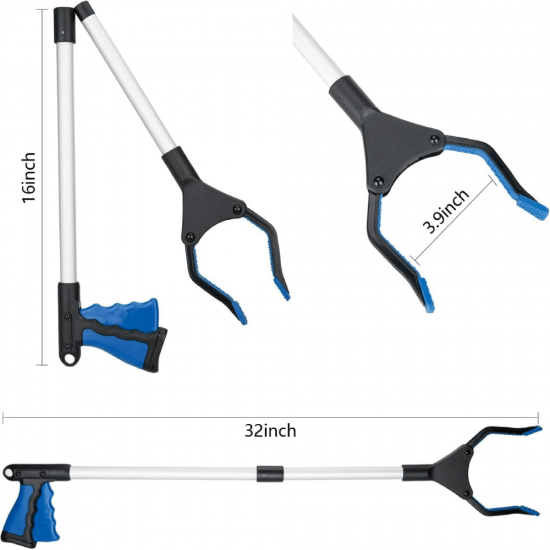 Nūja - Satvērējs KASMAN Picker Lietu pacelšanai, 83 cm, Zils