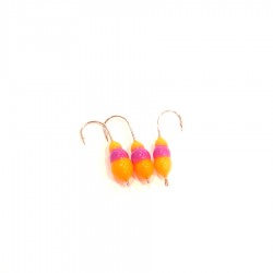 Glowing ice fishing jig for smelt fishing 3
