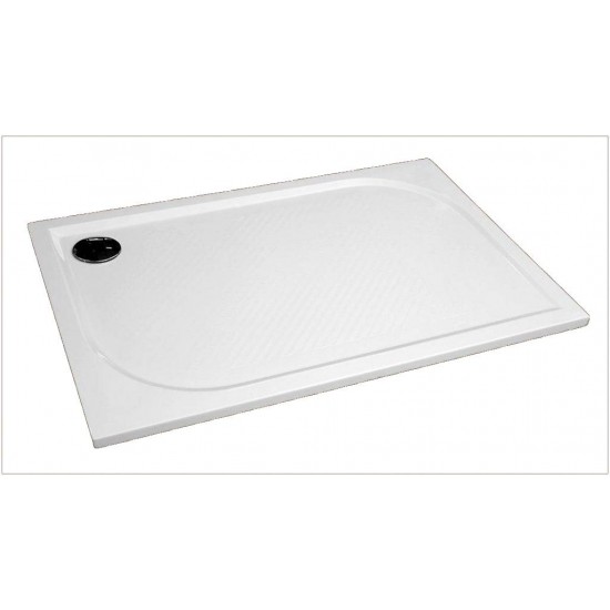 Akmens Masės Dušo Padėklas SPN P 711 120x80 cm. Dešinės Pusės