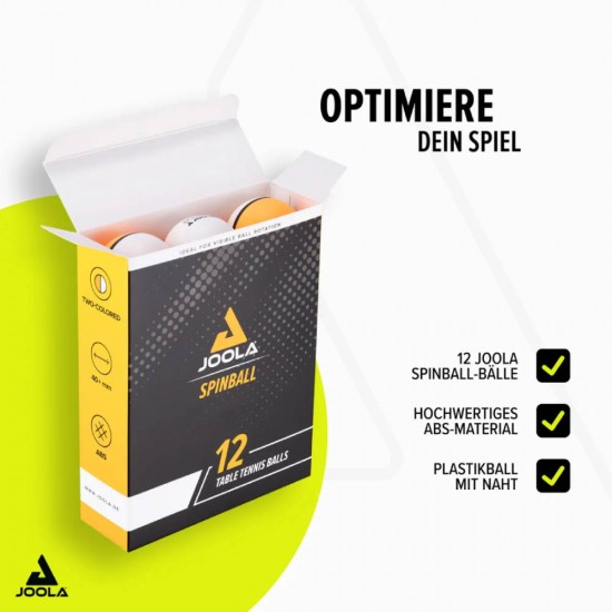 Stalo teniso kamuoliukai JOOLA Spinball, 12 vnt.