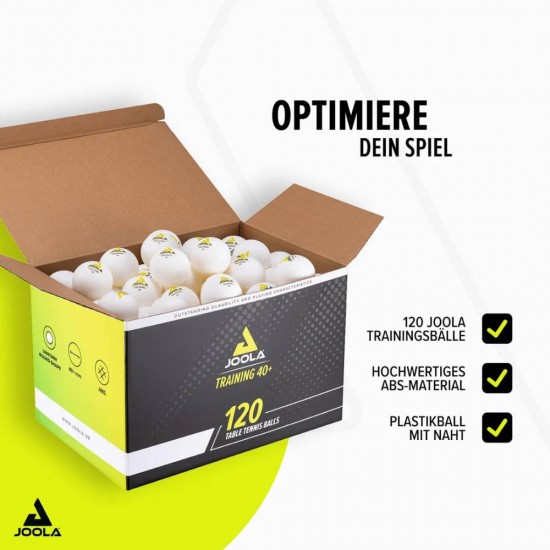 Stalo teniso kamuoliukai JOOLA Training 40+, 120 vnt.