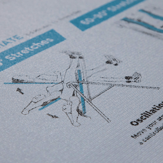 Inversinio treniruoklio kilimėlis TEETER su treniruočiu programa