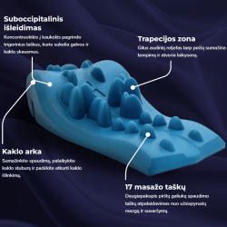 Nugaros pagalvėlė TEETER MyoTrak