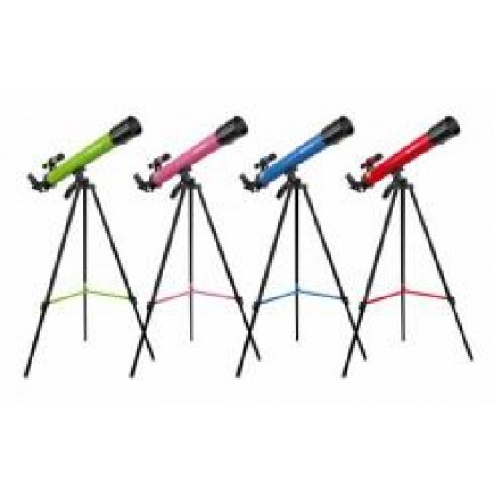 Teleskopas Bresser Junior 45/600 AZ Mėlynas