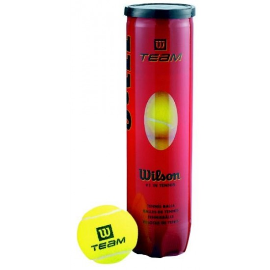 Teniso kamuoliukai WILSON TEAM PRACTICE  4 vnt WRT111900
