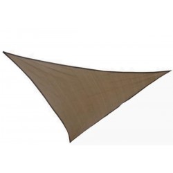 Trikampė pavėsinė nuo saulės 3,6 × 3,6 × 3,6 m, smėlio spalvos