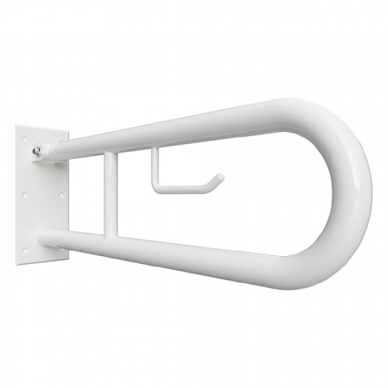 U Formos Atlenkiamas Laikiklis BEMETA Help 75cm. Su TP laikikliu Baltas