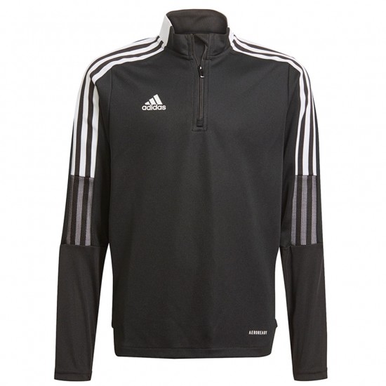 Vaikiškas Džemperis Adidas Tiro 21 Training Top Juodas GM7325