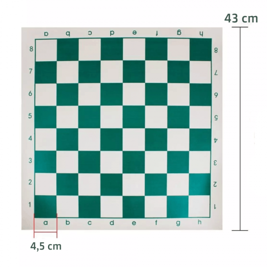 Vinilinė Šachmatų Lenta THOMS Vinyl 43x43 cm