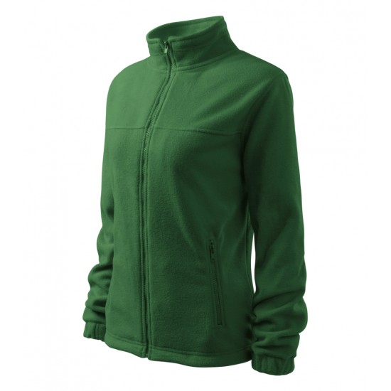 Moteriškas Flisinis Džemperis RIMECK Jacket 504, Bottle green 280 g/m²