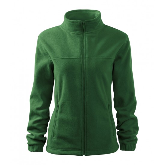 Moteriškas Flisinis Džemperis RIMECK Jacket 504, Bottle green 280 g/m²