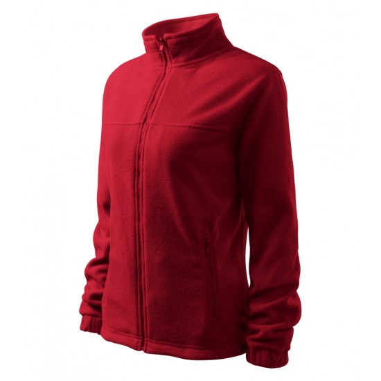Moteriškas Flisinis Džemperis RIMECK Jacket 504, Marlboro red 280 g/m²
