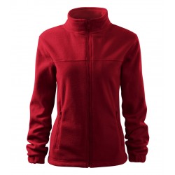Moteriškas Flisinis Džemperis RIMECK Jacket 504, Marlboro red 280 g/m²