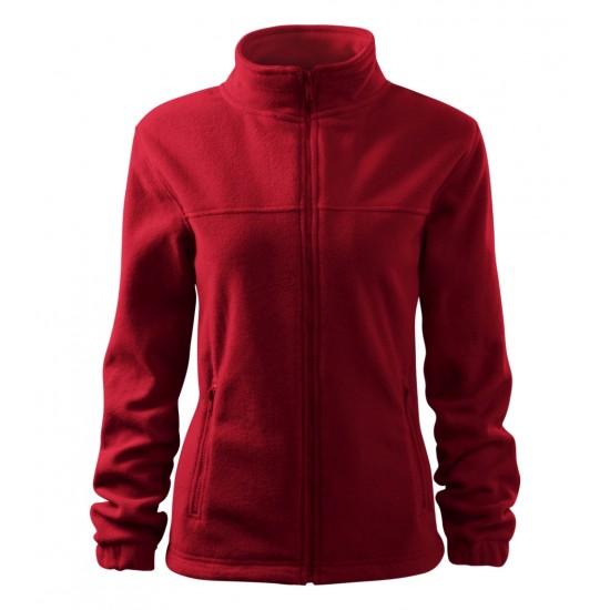 Moteriškas Flisinis Džemperis RIMECK Jacket 504, Marlboro red 280 g/m²