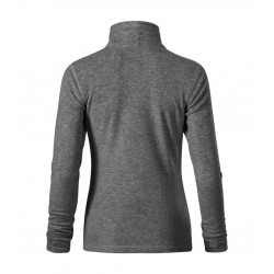 Moteriškas Micro Fliso Džemperis MALFINI Factor Black melange 300 g/m²