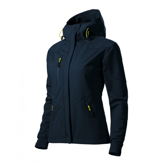 Sieviešu Softshell jaka Malfini Nano 532, navy blue 280 g/m²