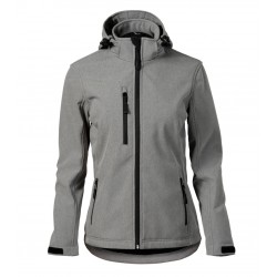 Sieviešu Softshell jaka Malfini Performance 521 tumši pelēka melanža, 300 g/m²