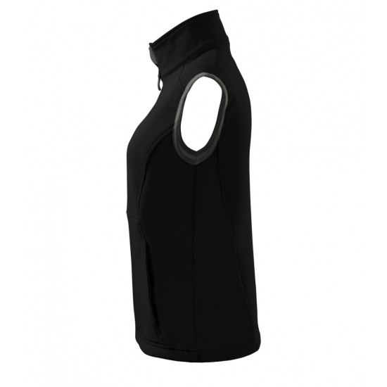 Sieviešu Softshell veste Malfini Vision 516, black 280 g/m²